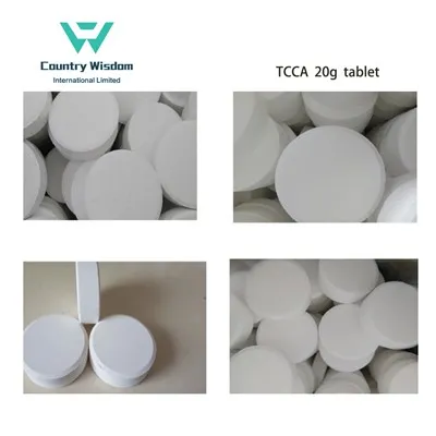 Beste kwaliteit TCCA 90% chloor 20 g tabletten Fabrikant