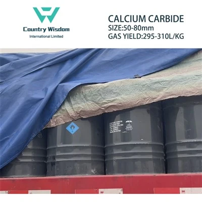 Meest concurrerende 50-80mm calciumcarbide prijs in ijzeren vaten
