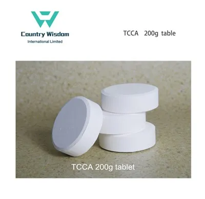 Zwembadchemicaliën 90% TCCA 200 g tablet